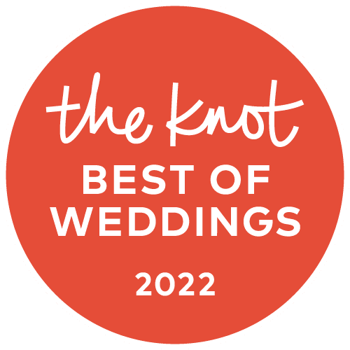 The Knot Best of Weddings 2022 badge.
