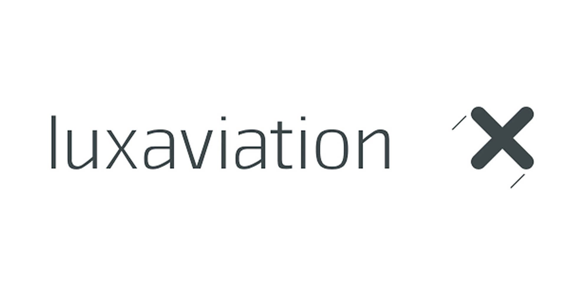 Luxaviation logo with stylized X symbol.